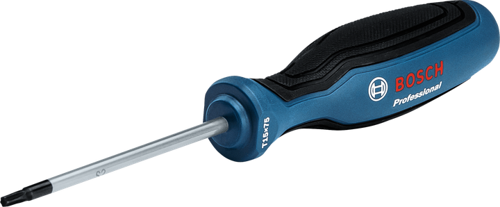 Bosch izvijač TX15x75 z ergonomskim ročajem.